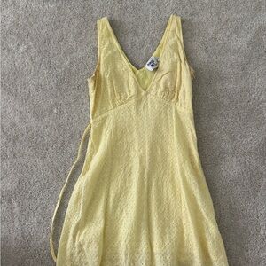Princess Polly Yellow Mini Dress